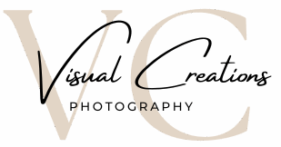 Visual Creations Photography logo - La Crosse newborn, maternity, family photographer